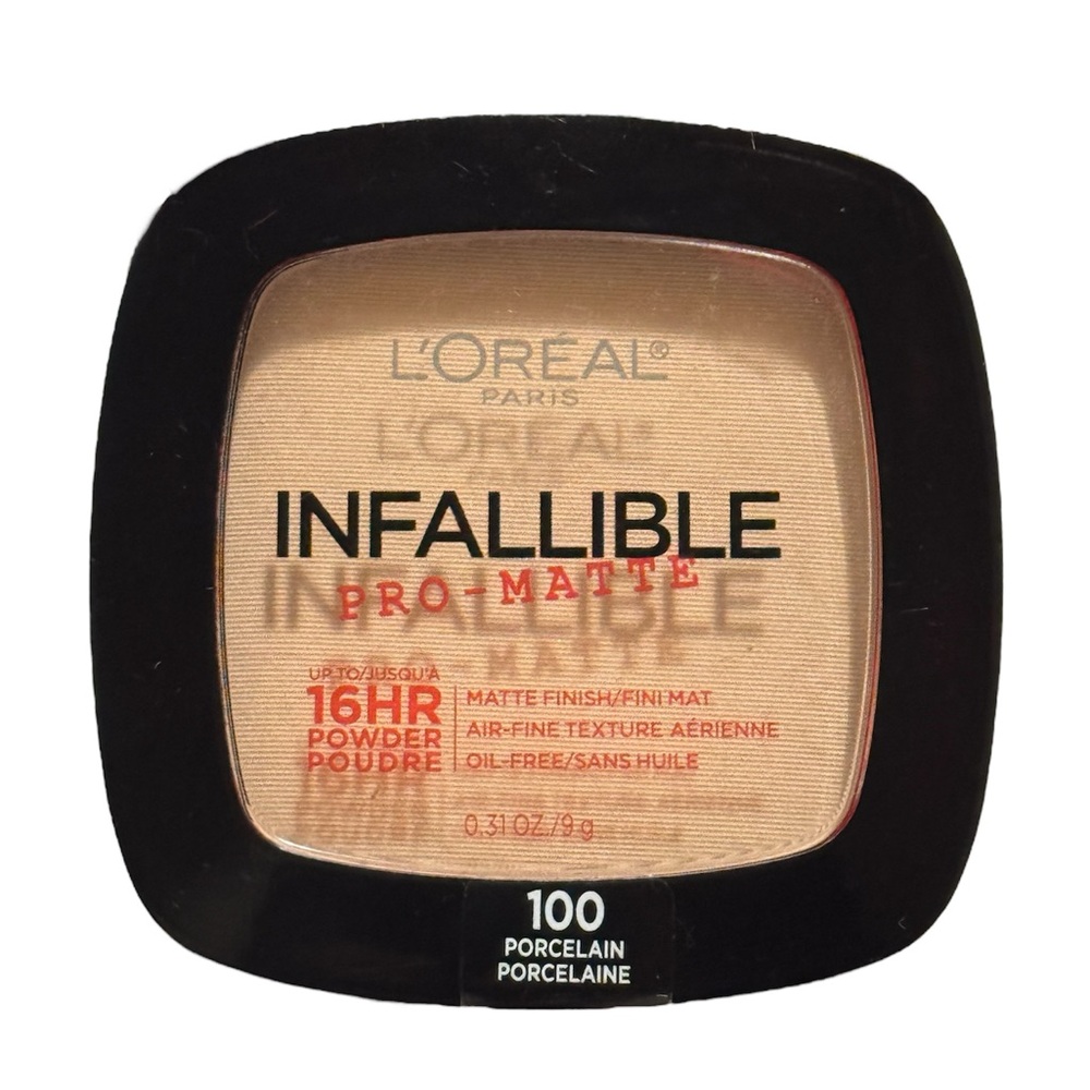 L'oreal Infallible Pro-Matte Finish Powder 100 Porcelain Oil Free Loreal HTF